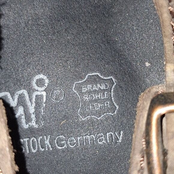 Birkenstock Tatami Sandals Chunky Brown Nebraska Removable Footbed Men 9 Lady 11 - Picture 16 of 16